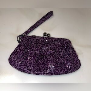 THE LIMITED Purple Wristlet Clutch